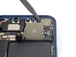 Teardown image of an apple product.