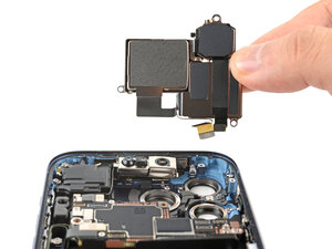 Teardown image of an apple product.