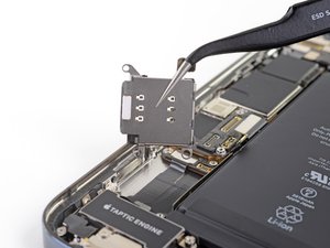 Teardown image of an apple product.
