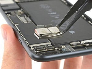 Teardown image of an apple product.