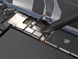 Teardown image of an apple product.