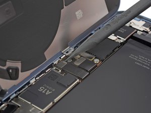 Teardown image of an apple product.