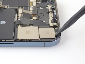 Teardown image of an apple product.
