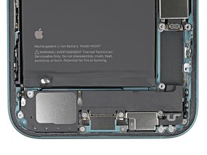 Teardown image of an apple product.
